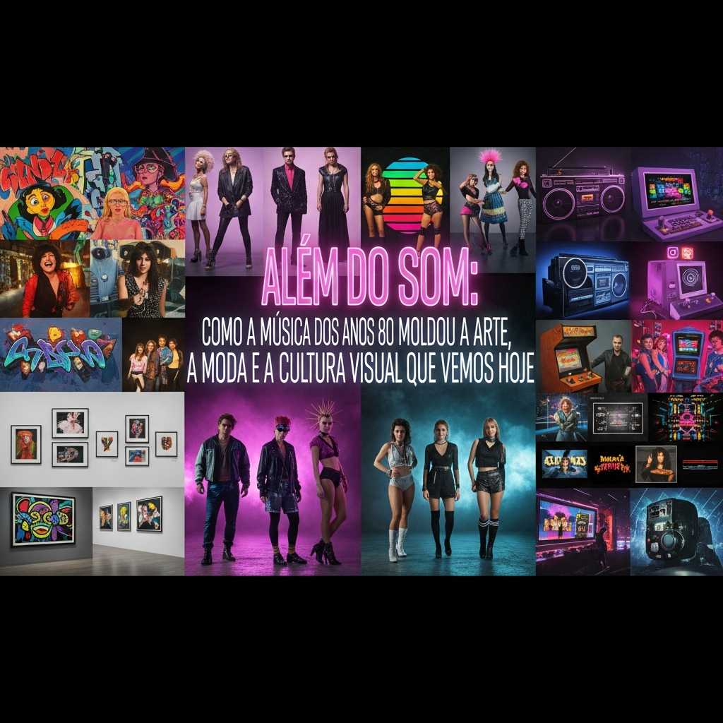 A Moda dos Anos 80: Da Rebeldia Punk ao Glamour Pop e o Ecletismo de Estilos
