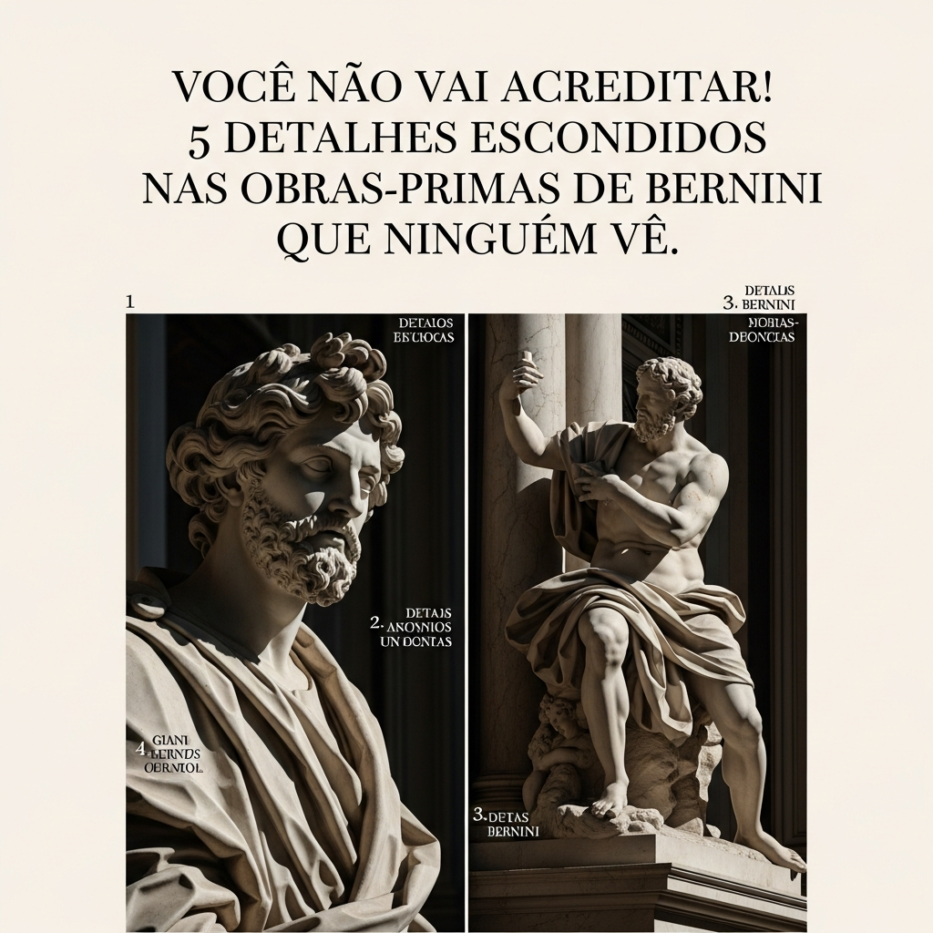 Desvendando Bernini: 5 Segredos Chocantes em Suas Obras Que Ninguém Vê! | GuiaZap