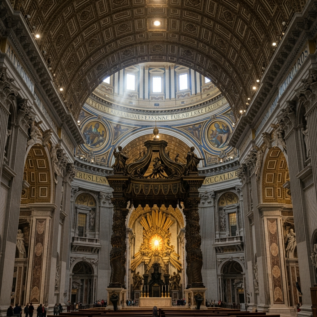 A Orquestração Cenográfica: Arquitetura e Escultura em Sinfonia Barroca