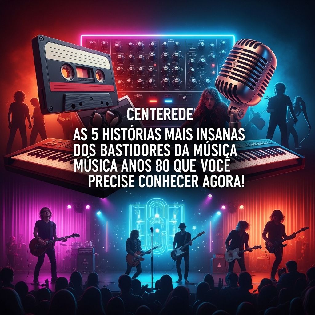 As 5 Histórias Mais Insanas dos Bastidores da Música Anos 80: Mergulhe no Caos e Gênio