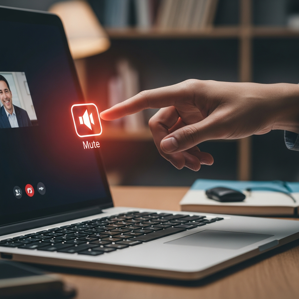 A Síndrome do "Será que Estou Mudo?": O Segredo Psicológico do Botão Mudo do Zoom e a Ciência da Ansiedade Digital