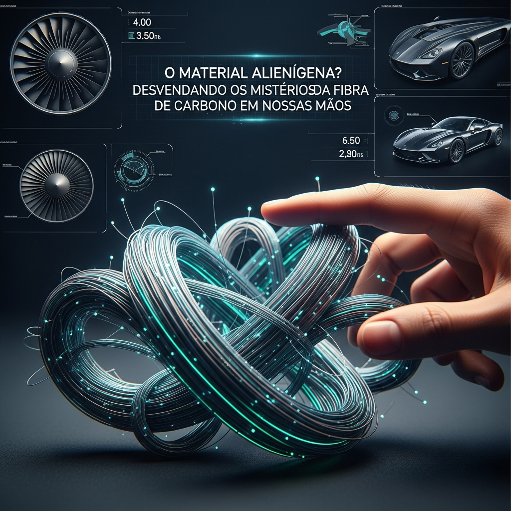 Fibra de Carbono: O Material Alienígena que Transformou Nossas Mãos e o Mundo