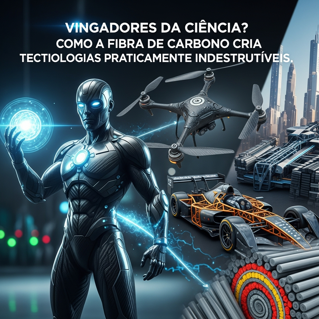 Fibra de Carbono: O Supermaterial que Cria Tecnologias Praticamente Indestrutíveis