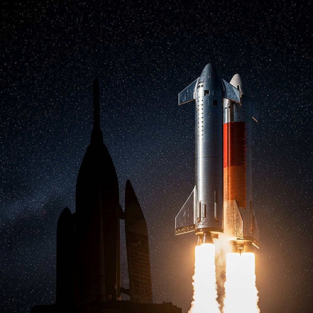 GUERRA ESPACIAL: O Novo Foguete da SpaceX que Supera a NASA e Redefine a Viagem Interplanetária [CIÊNCIA DE PONTA]