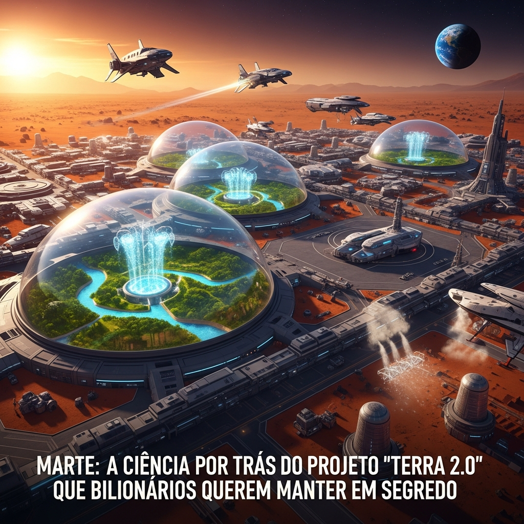 Marte: A Ciência Por Trás do Projeto 'Terra 2.0' Que Bilionários Querem Manter em Segredo