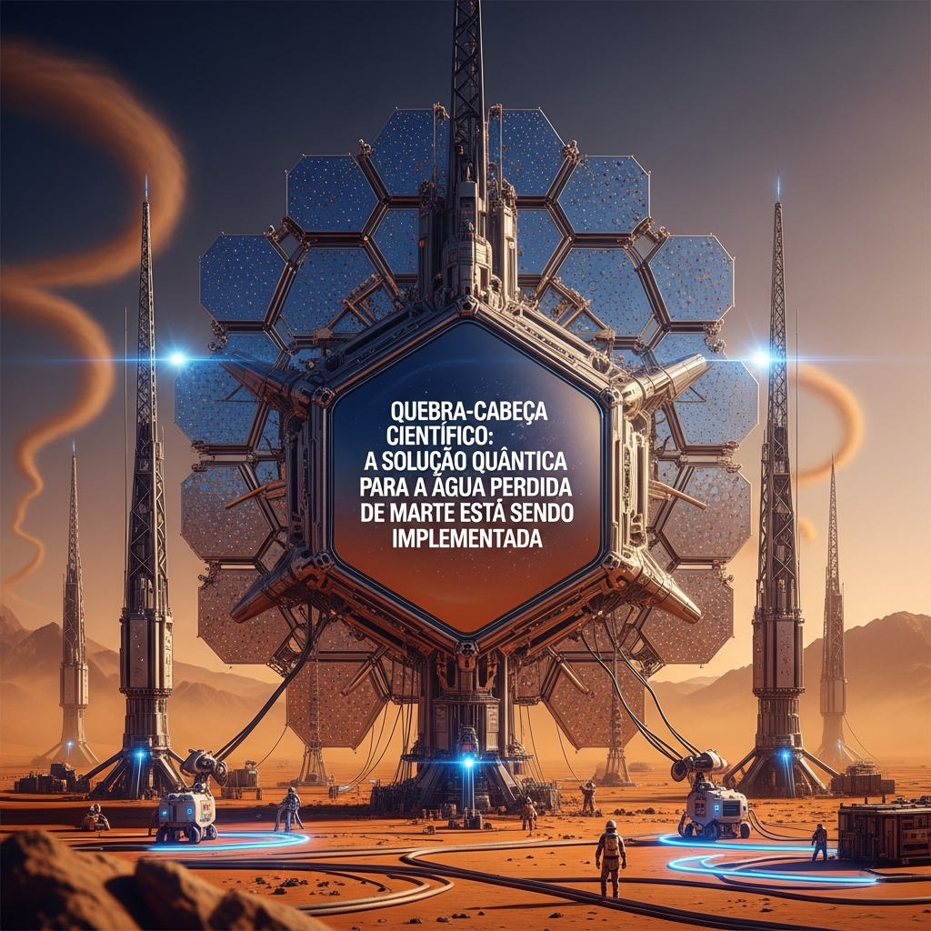Solução Quântica para Água Perdida de Marte: O Fim do Enigma Hidrológico Marciano