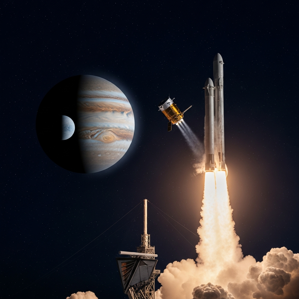 A Chave da Astrobiologia: Como a Tecnologia SpaceX na Missão Europa Clipper Busca a Primeira Evidência de Vida Extraterrestre