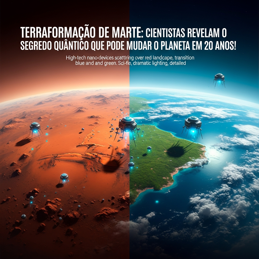 Terraformação de Marte: O Segredo Quântico que Promete Mudar o Planeta em Apenas 20 Anos