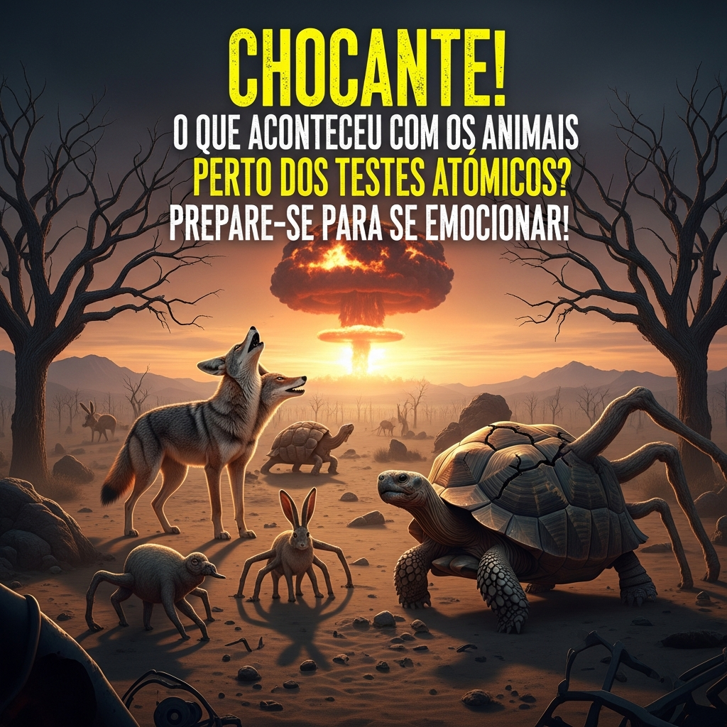 Experimentos Cruéis: Animais Como Cobaias Nucleares