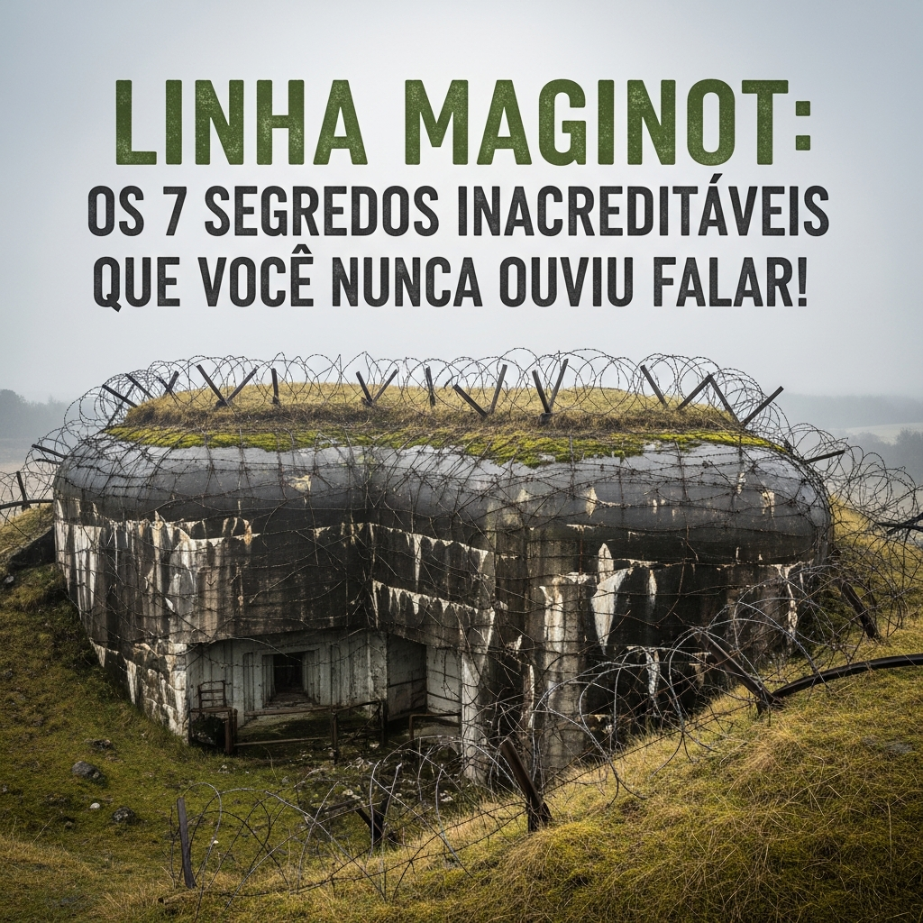 Linha Maginot: Os 7 Segredos Inacreditáveis da Fortaleza Subterrânea Francesa