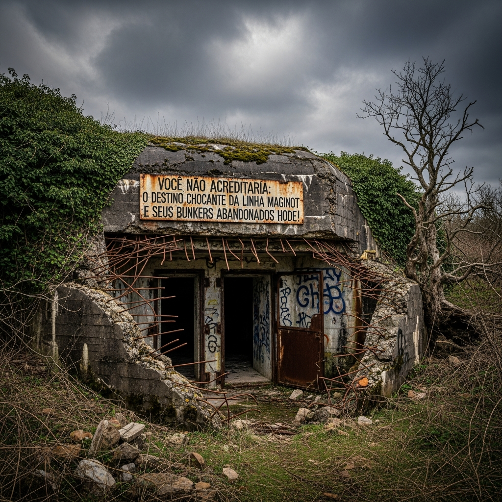 Linha Maginot Hoje: O Destino Chocante dos Bunkers Abandonados - GuiaZap