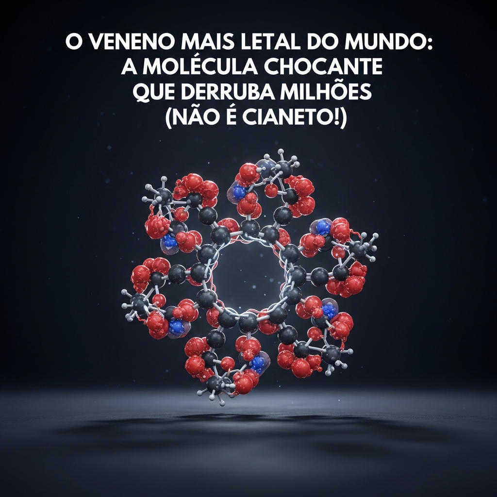 O Veneno Mais Letal do Mundo: A Molécula Chocante Que Derruba Milhões (Não É Cianeto!)