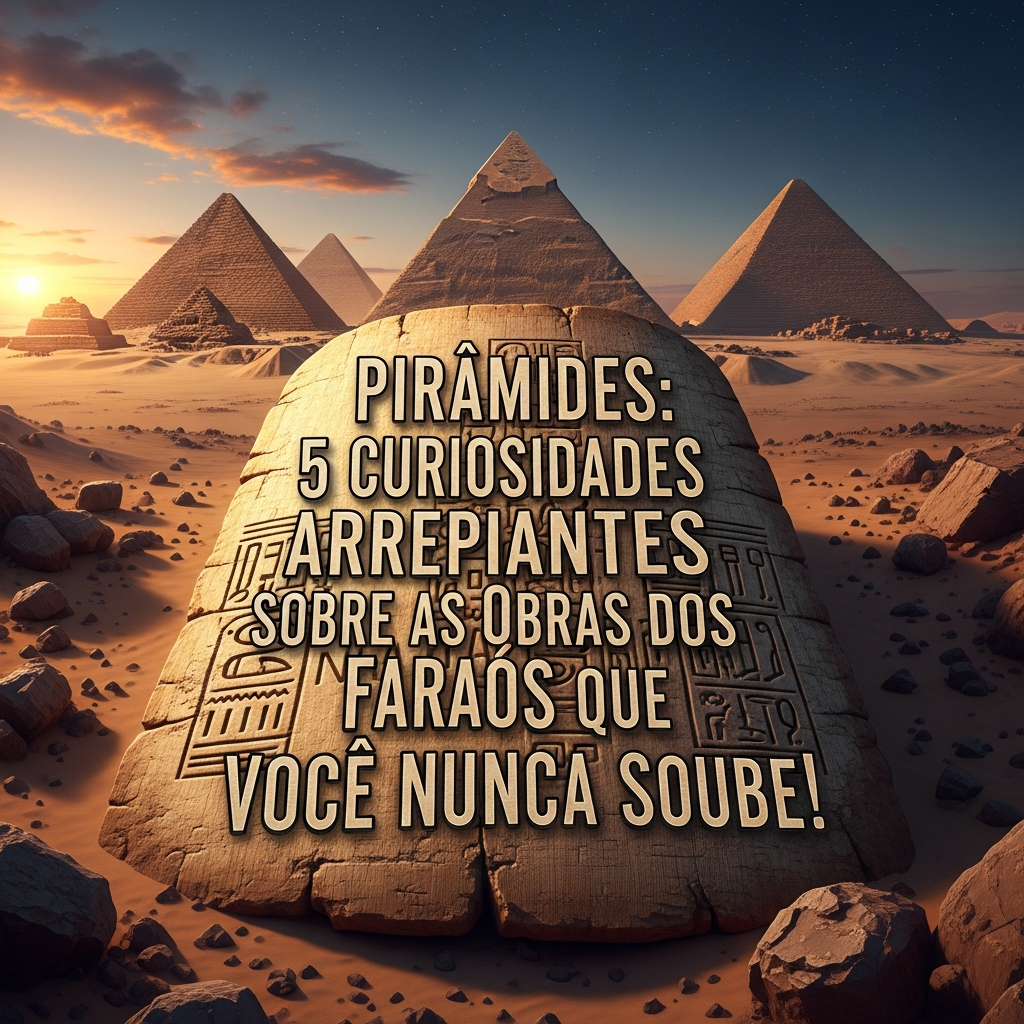 Pirâmides: 5 Curiosidades ARREPIANTES sobre as Obras dos Faraós que Você NUNCA Soube! - GuiaZap
