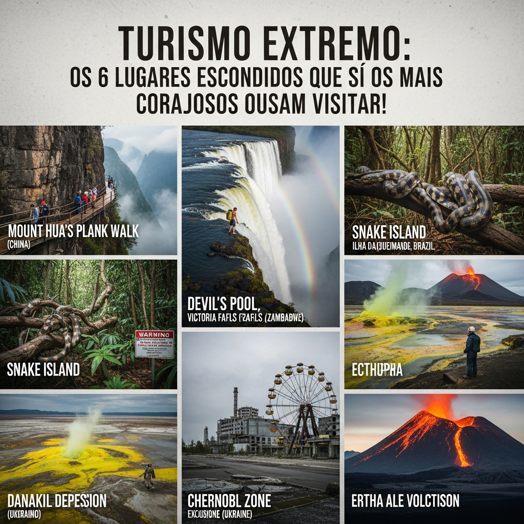 Depressão de Danakil, Etiópia: O Inferno Terrestre