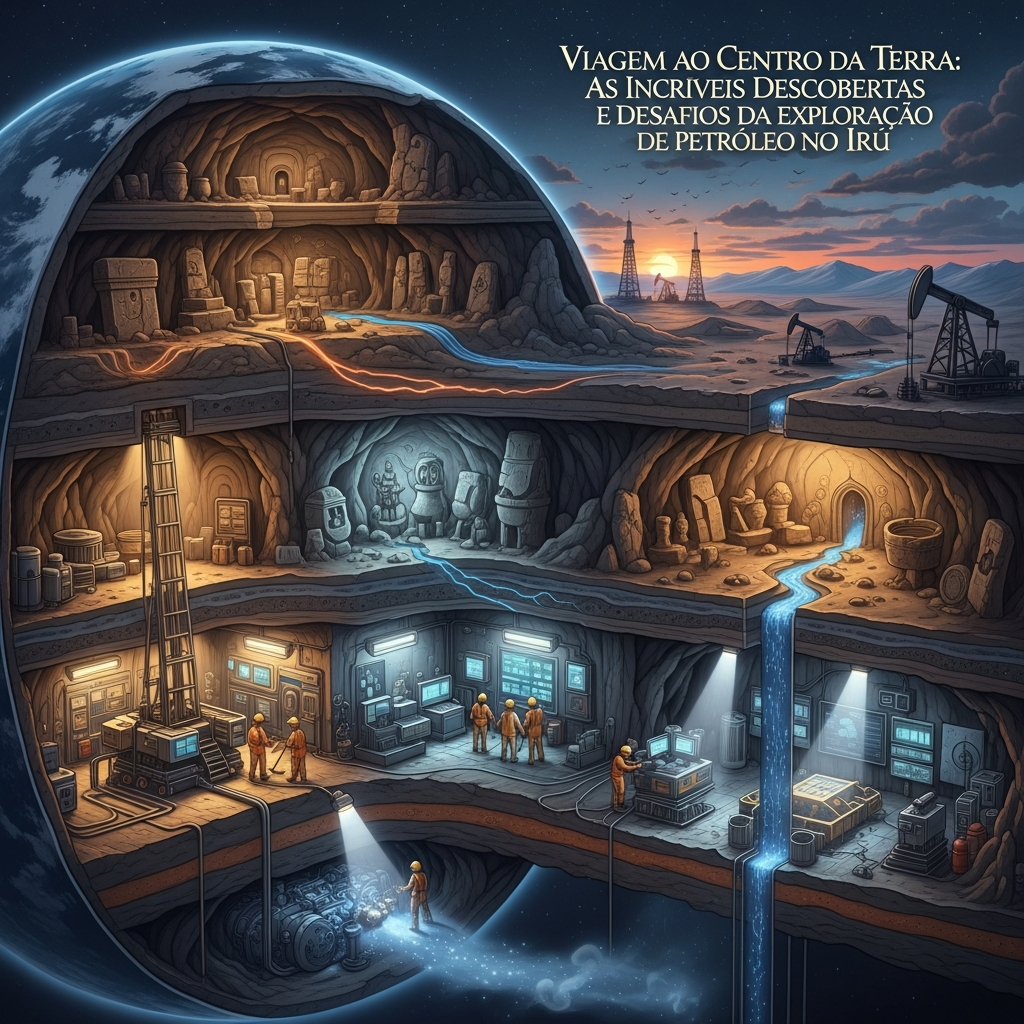 Viagem ao Centro da Terra: Descobertas e Desafios da Exploração Petrolífera no Irã