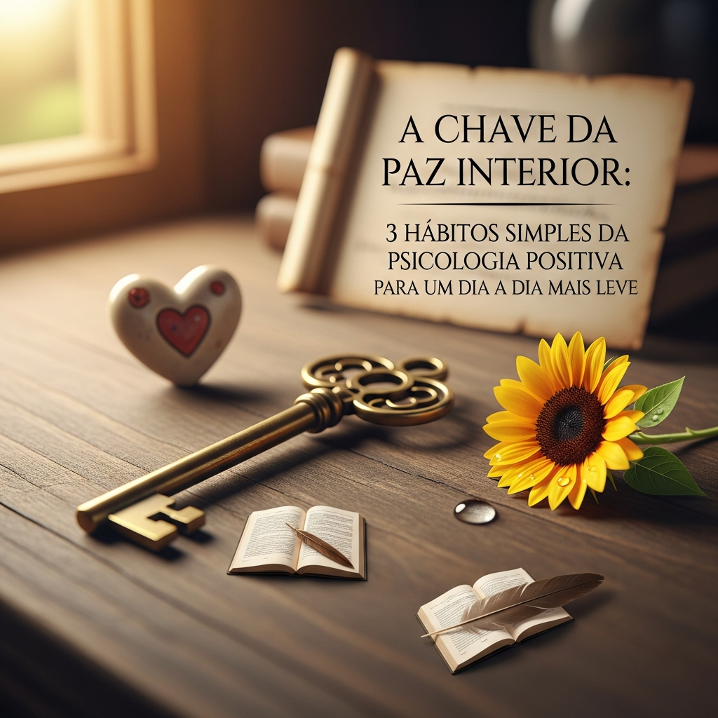 A Chave da Paz Interior: 3 Hábitos Simples da Psicologia Positiva para um Dia a Dia Mais Leve | GuiaZap