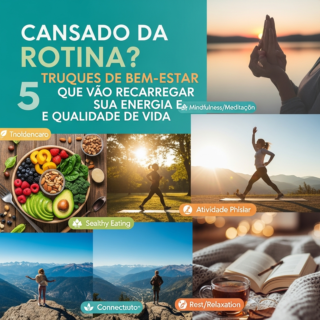 Cansado da Rotina? Recarregue Sua Energia: 5 Truques de Bem-Estar Profundos para Qualidade de Vida | GuiaZap