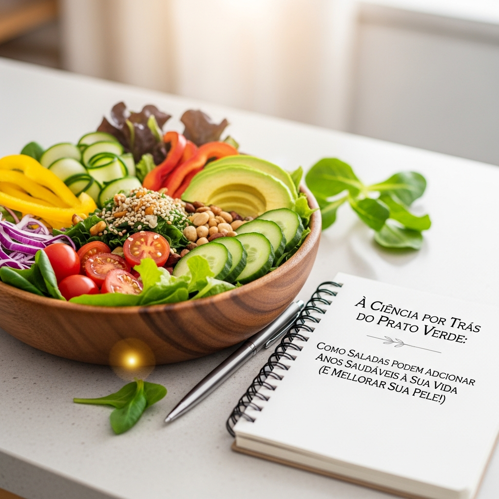 A Ciência por Trás do Prato Verde: Saladas para Longevidade e Pele Radiante - GuiaZap.com
