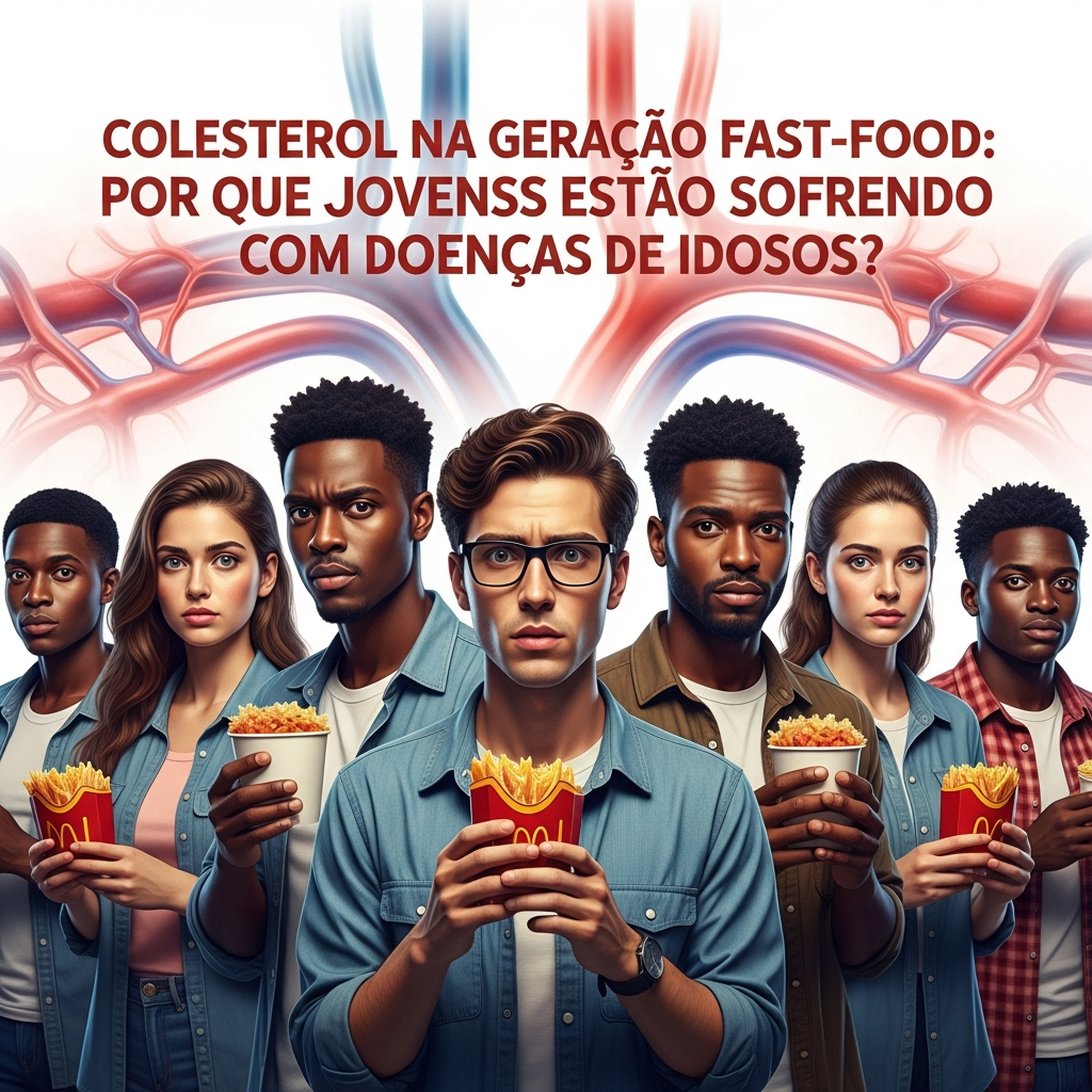 Colesterol na Geração Fast-Food: Por Que Jovens Sofrem de Doenças de Idosos? | GuiaZap