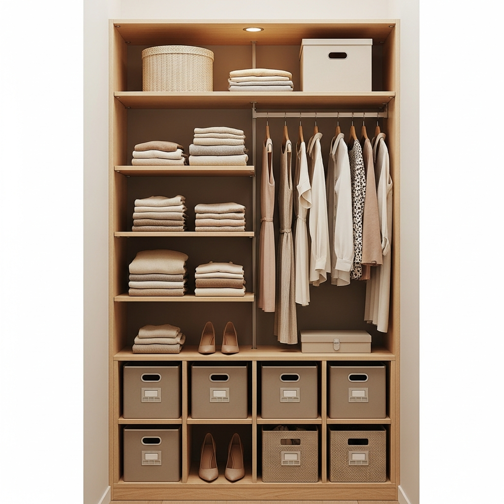 Revolução do Espaço: Guia Definitivo para Organizar Guarda-Roupa Pequeno e Otimizar Cada Centímetro