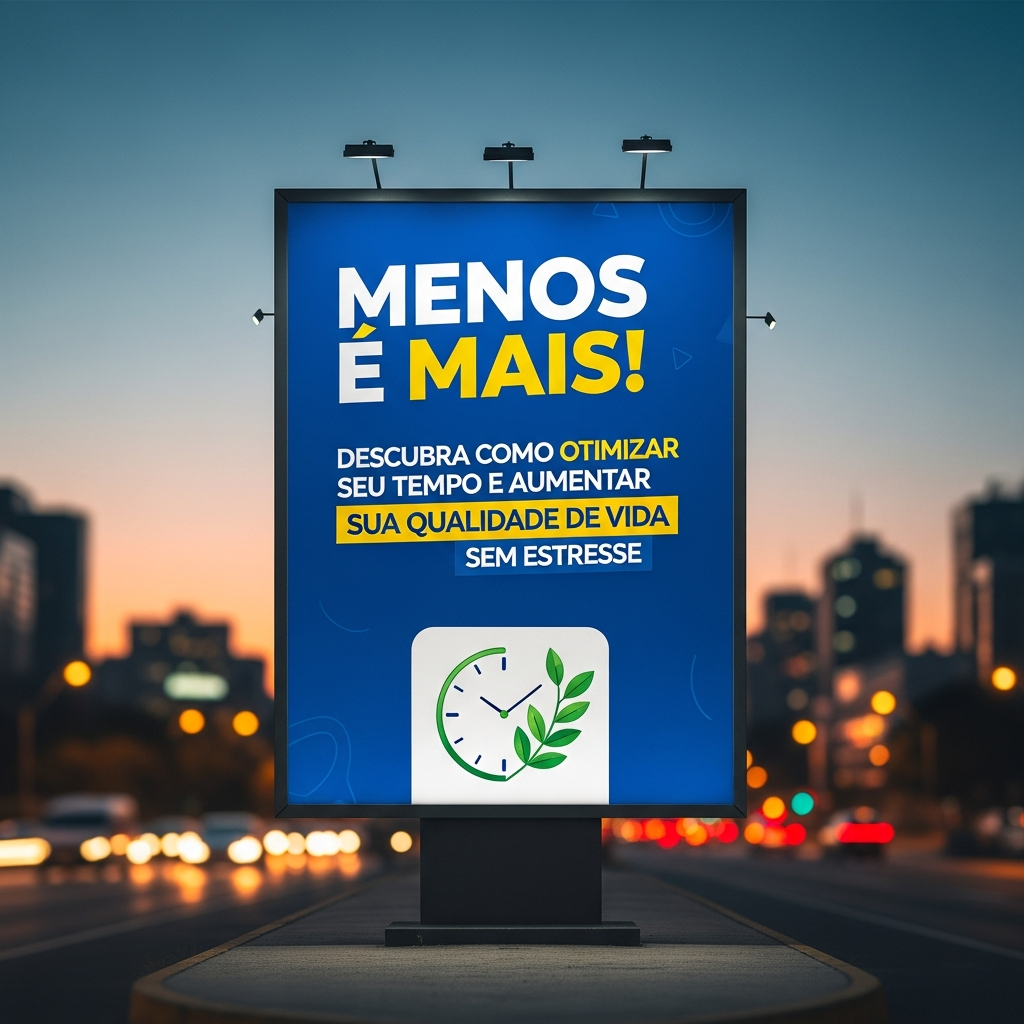 Menos é Mais: Otimize Seu Tempo, Reduza o Estresse e Viva Melhor | GuiaZap