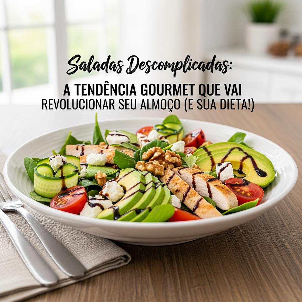 Saladas Descomplicadas: A Tendência Gourmet que Revoluciona o Almoço Saudável (GuiaZAP)