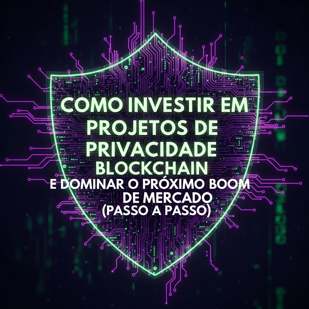 O Guia Definitivo: Como Investir em Projetos de Privacidade Blockchain e Dominar o Próximo Boom de Mercado