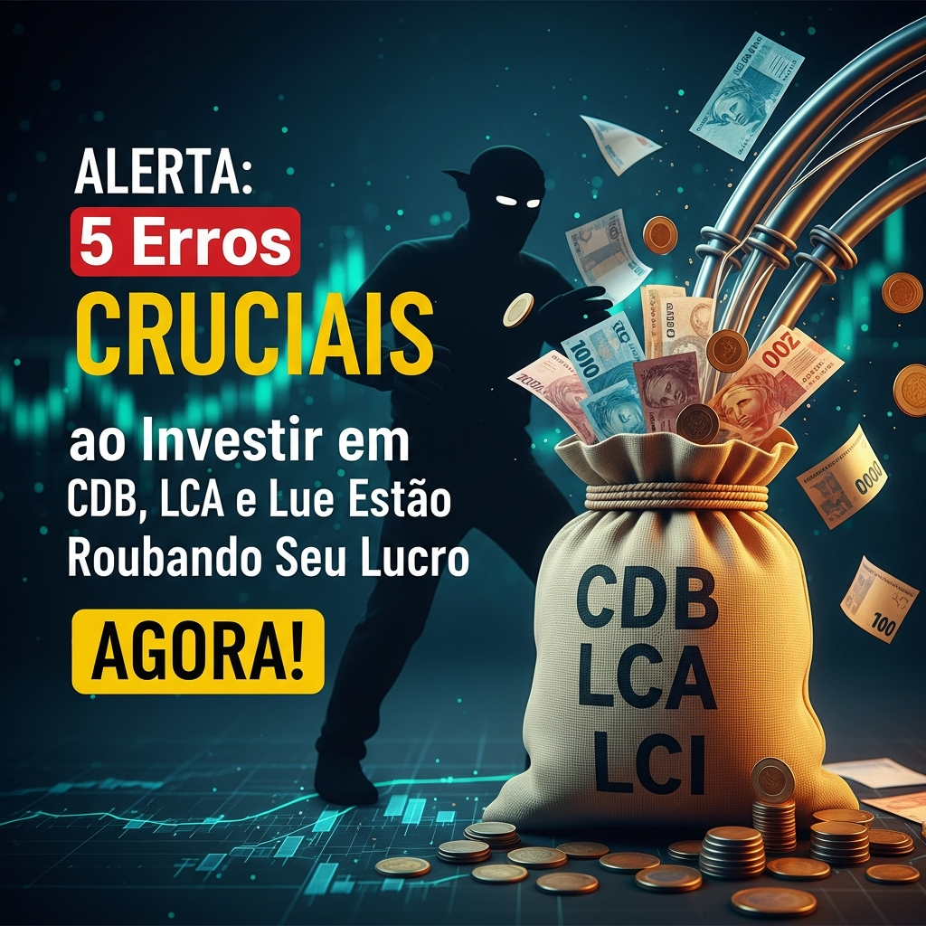 ALERTA GUIAZAP: 5 Erros CRUCIAIS em CDB, LCA e LCI que Estão Drenando Seu Lucro AGORA! Guia Técnico Completo