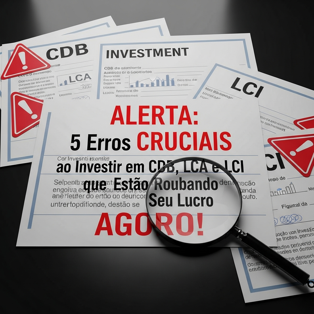 Erro CRUCIAL 1: Subestimar ou Ignorar Completamente a Tributação do IR no CDB