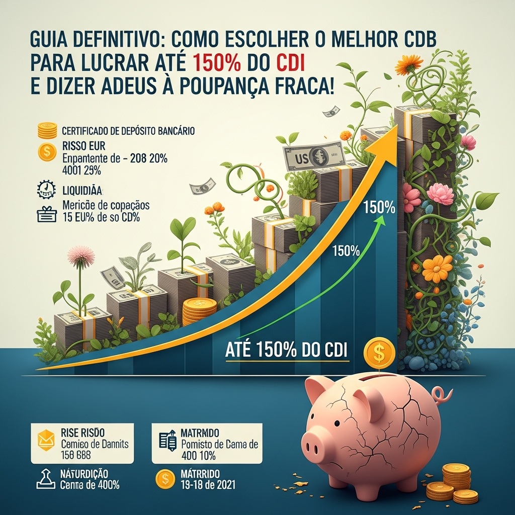 Guia Definitivo: Escolha o Melhor CDB para Lucrar até 150% do CDI e Dizer Adeus à Poupança Fraca!