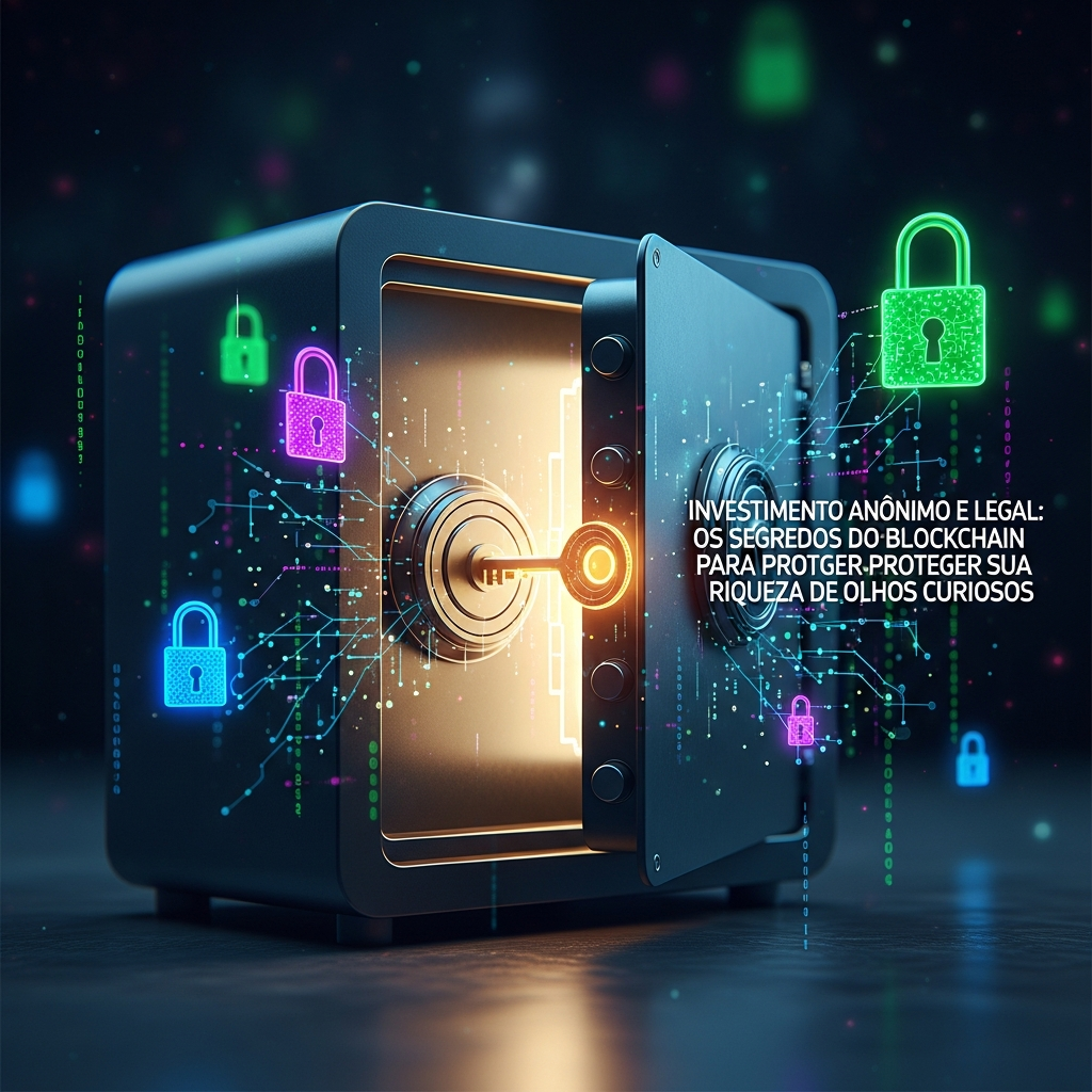 Investimento Anônimo e Legal: Blockchain e o Escudo de Privacidade da Riqueza
