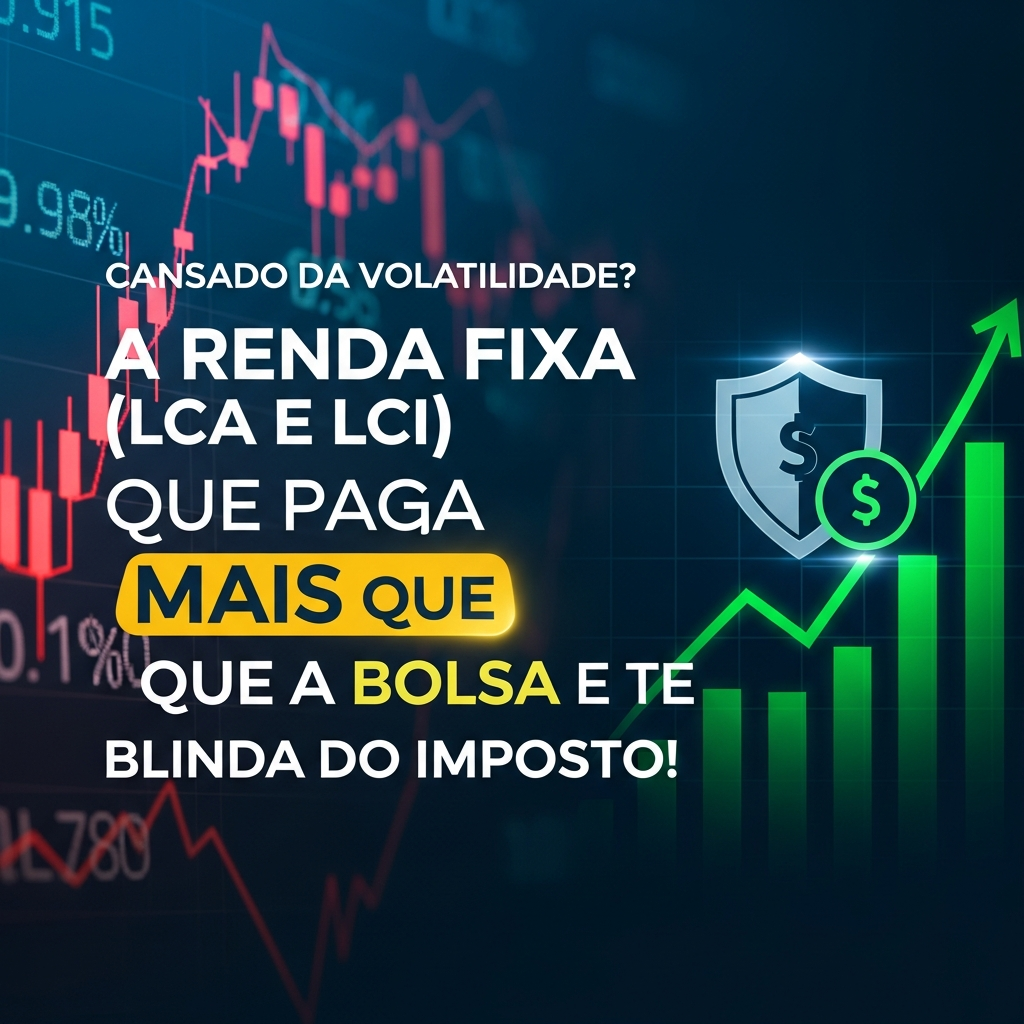 LCA e LCI: A Renda Fixa Isenta de IR Que Supera a Bolsa e Blinda Seu Patrimônio da Volatilidade | GuiaZap