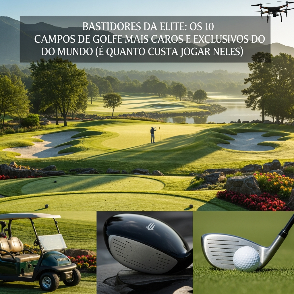 Os 10 Campos de Golfe Mais Exclusivos: Custos de Adesão e Green Fees da Elite Mundial