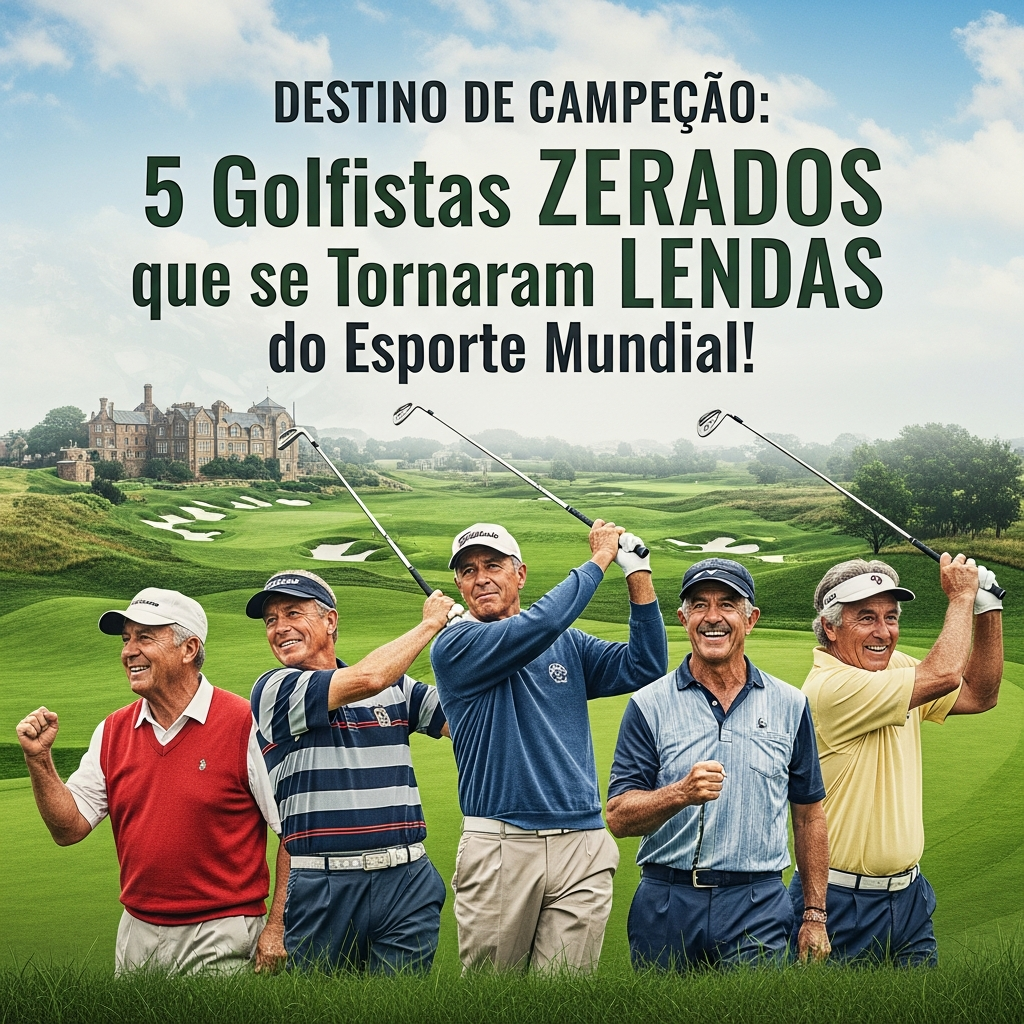Destino de Campeão: 5 Golfistas ZERADOS que Viraram Lendas Mundiais – GuiaZap