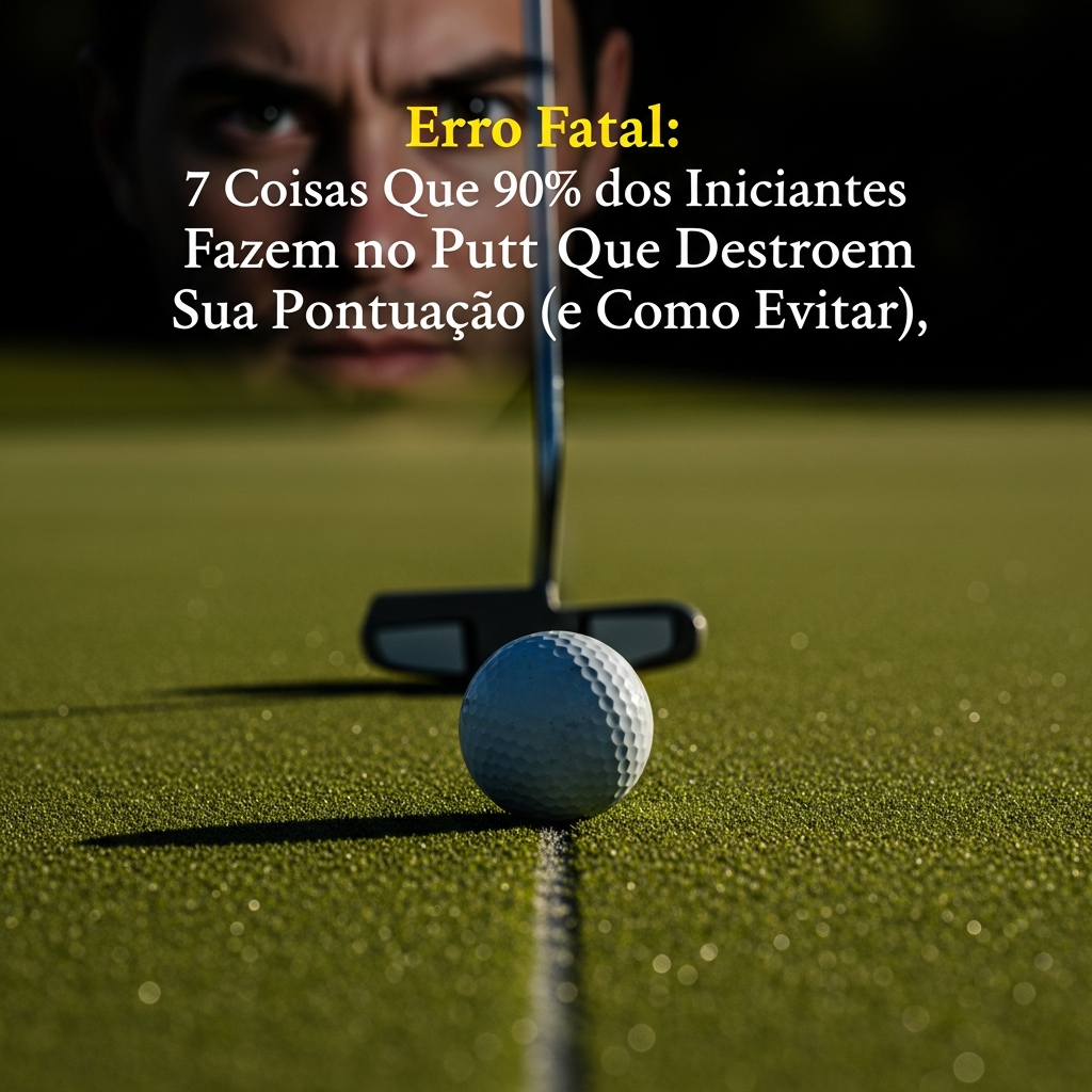 Erro Fatal no Putt: 7 Armadilhas que Destroem a Pontuação do Golfista Iniciante