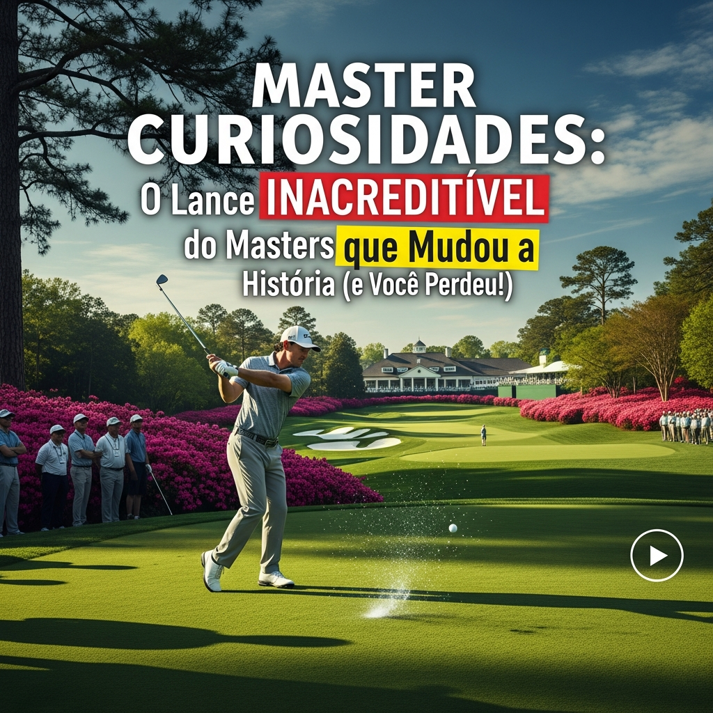 MASTER CURIOSIDADES: O Lance INACREDITÁVEL do Masters que Mudou a História (e Você Perdeu!)