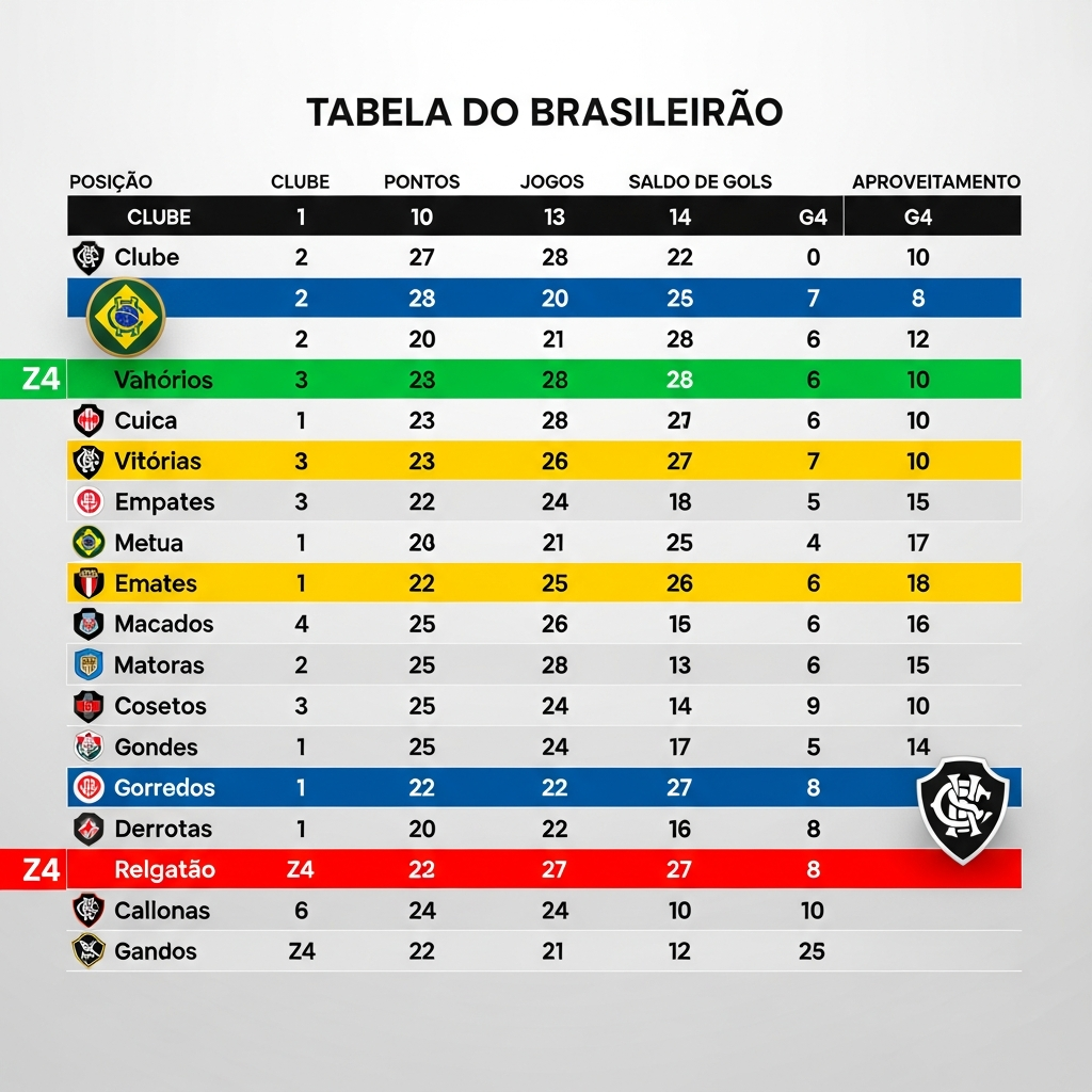 A Dinâmica da Tabela: Como o Brasileirão Série A 2024 Funciona na Prática?