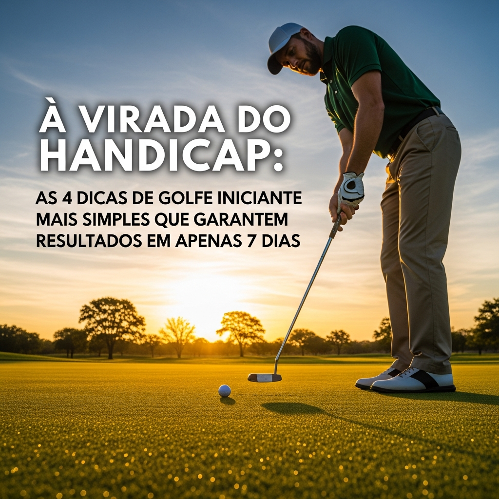 A Virada do Handicap: As 4 Dicas de Golfe Iniciante Mais Simples Que Garantem Resultados em Apenas 7 Dias