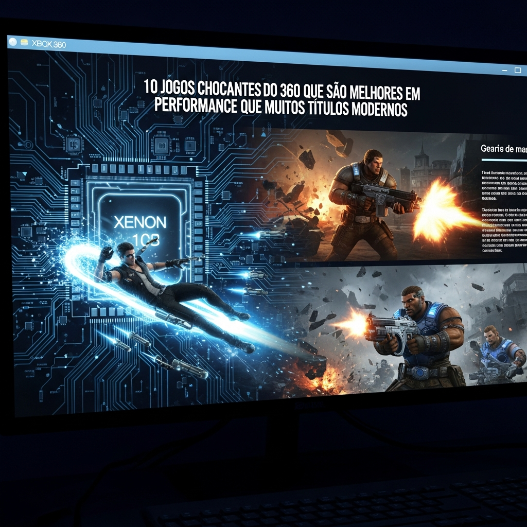 10 Jogos Chocantes do Xbox 360 Que Superam a Performance de Títulos Modernos