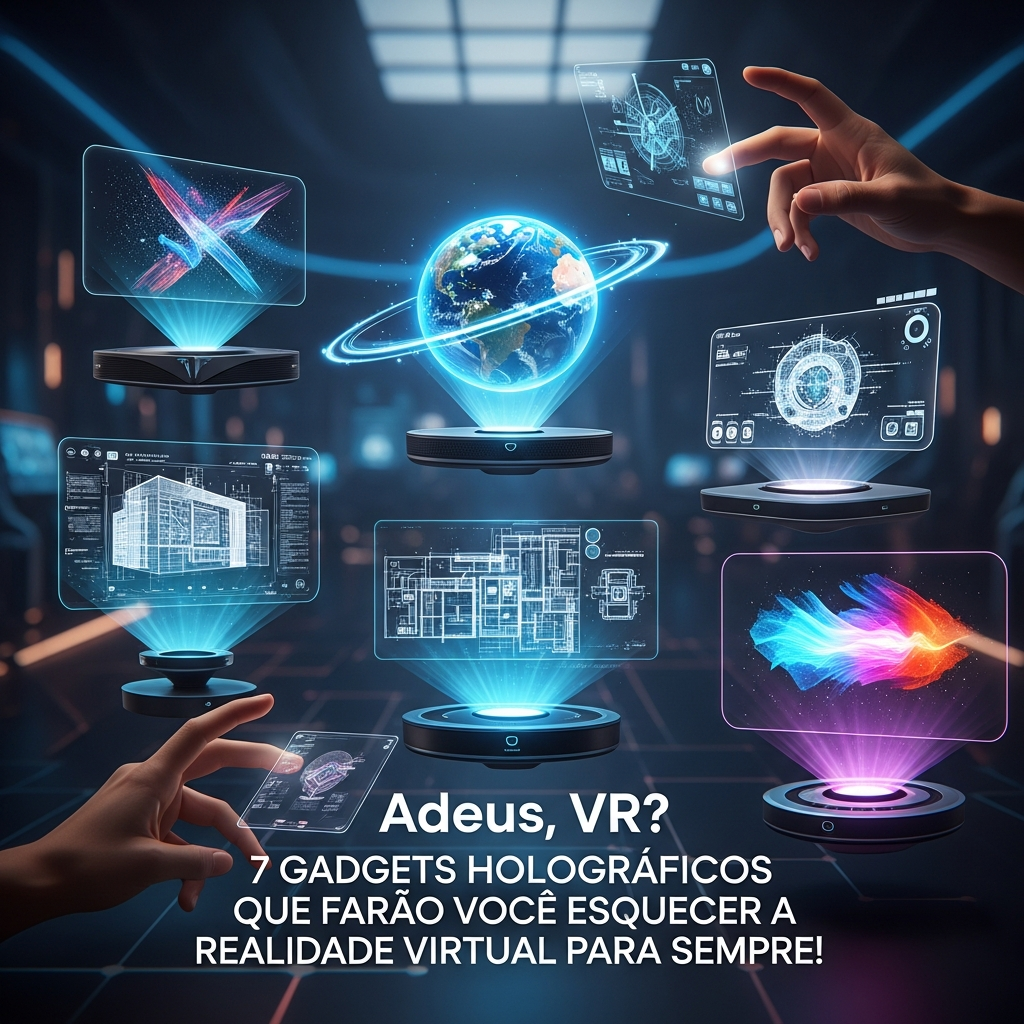 Adeus, VR? 7 Gadgets Holográficos Que Farão Você Esquecer a Realidade Virtual Para Sempre! - GuiaZap