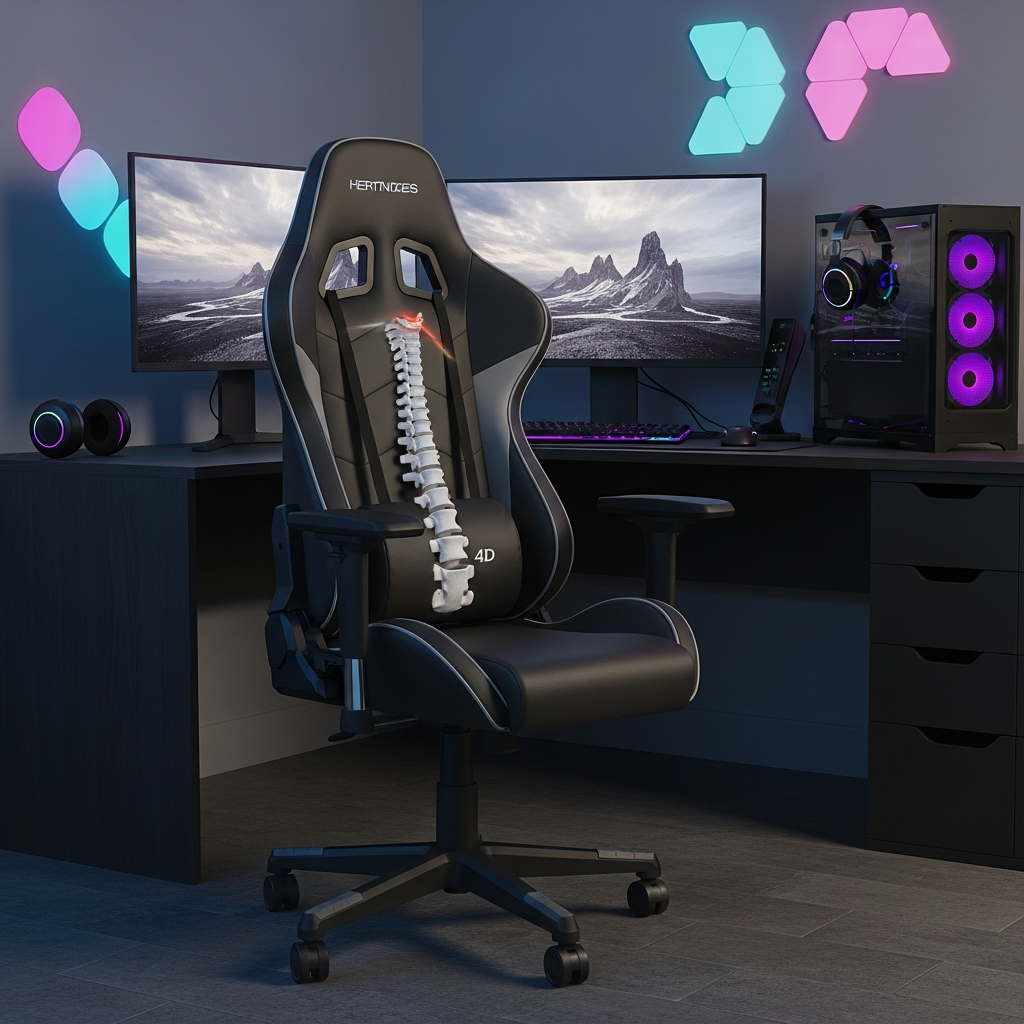 Cadeira Gamer Ideal: Guia Técnico para Ergonomia, Coluna Saudável e Descontos