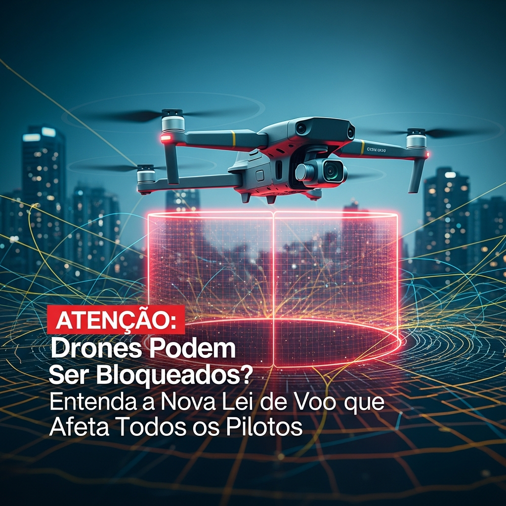 Drones Bloqueados? Entenda a Nova Lei de Voo, Geofencing e Implicações Legais ANAC/DECEA