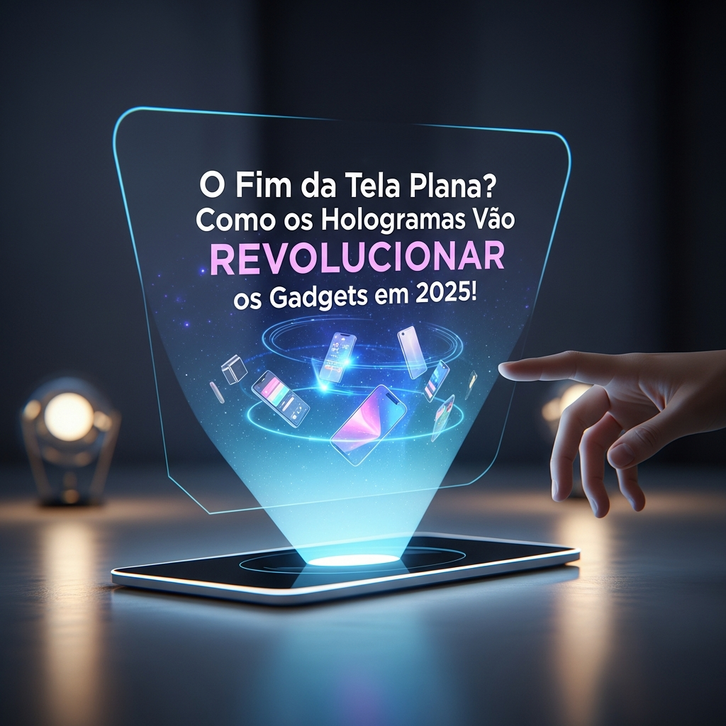 Hologramas em 2025: O Fim da Tela Plana e a Revolução dos Gadgets GuiaZap