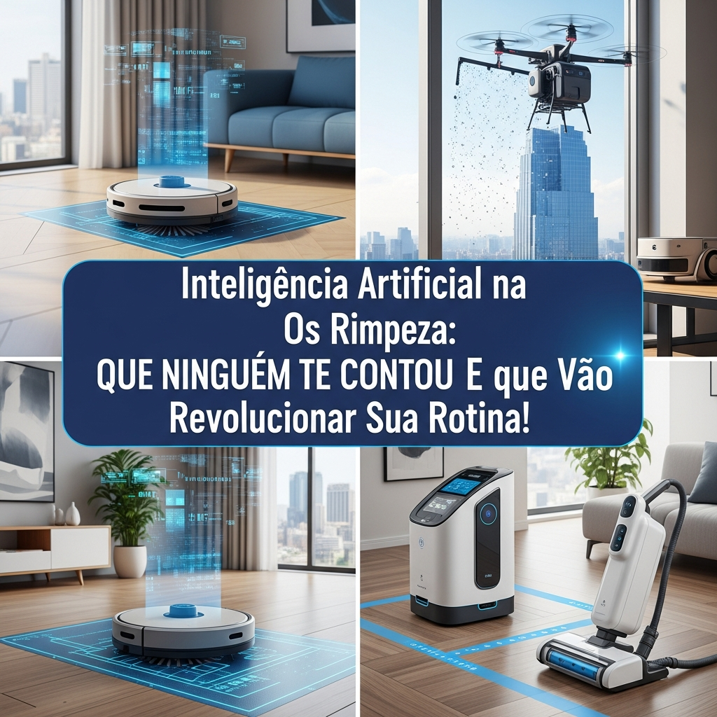 Inteligência Artificial na Limpeza: Os Robôs QUE NINGUÉM TE CONTOU e que Vão Revolucionar Sua Rotina!