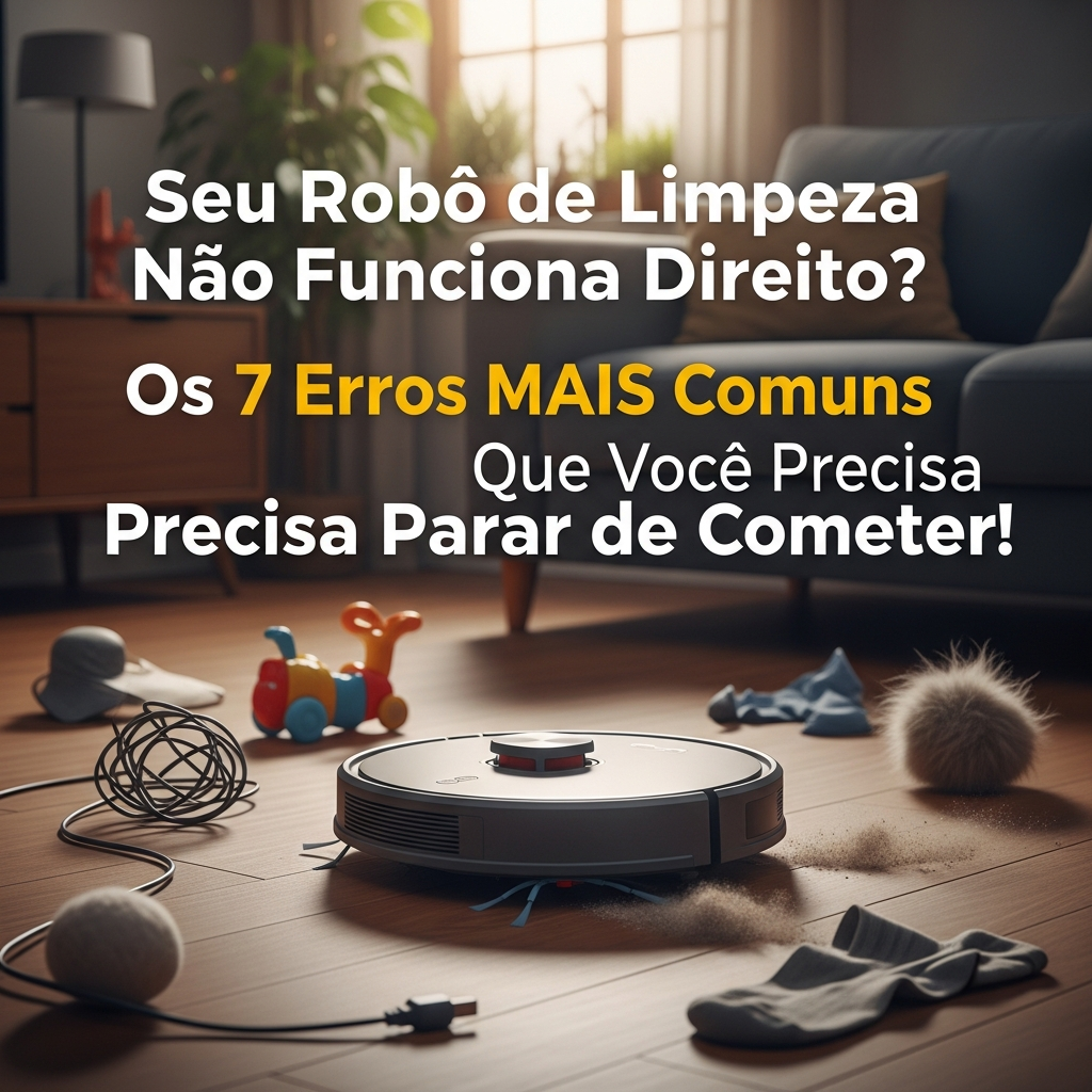Robô de Limpeza Inoperante? Descubra os 7 Erros Comuns e Resolva Já! | GuiaZap
