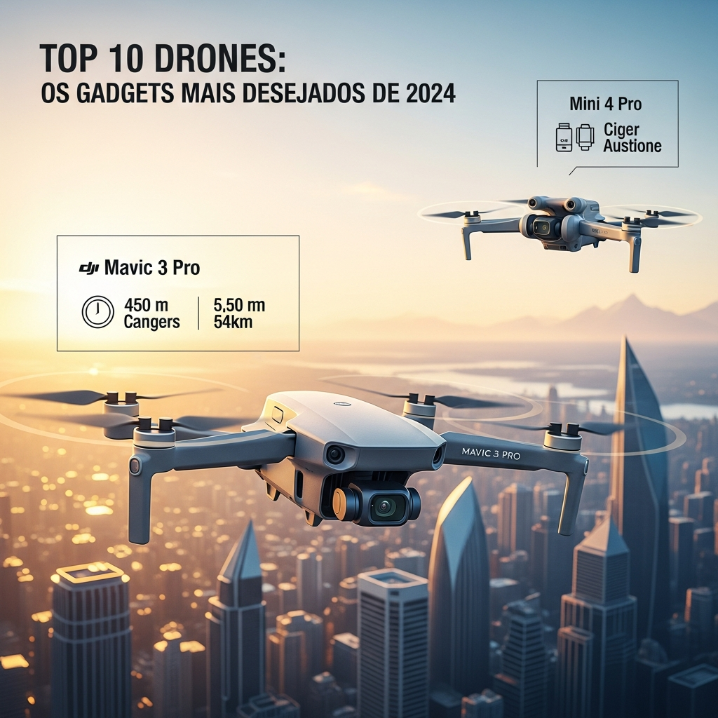 TOP 10 Drones 2024: Gadgets Mais Desejados e Onde Comprar com Desconto