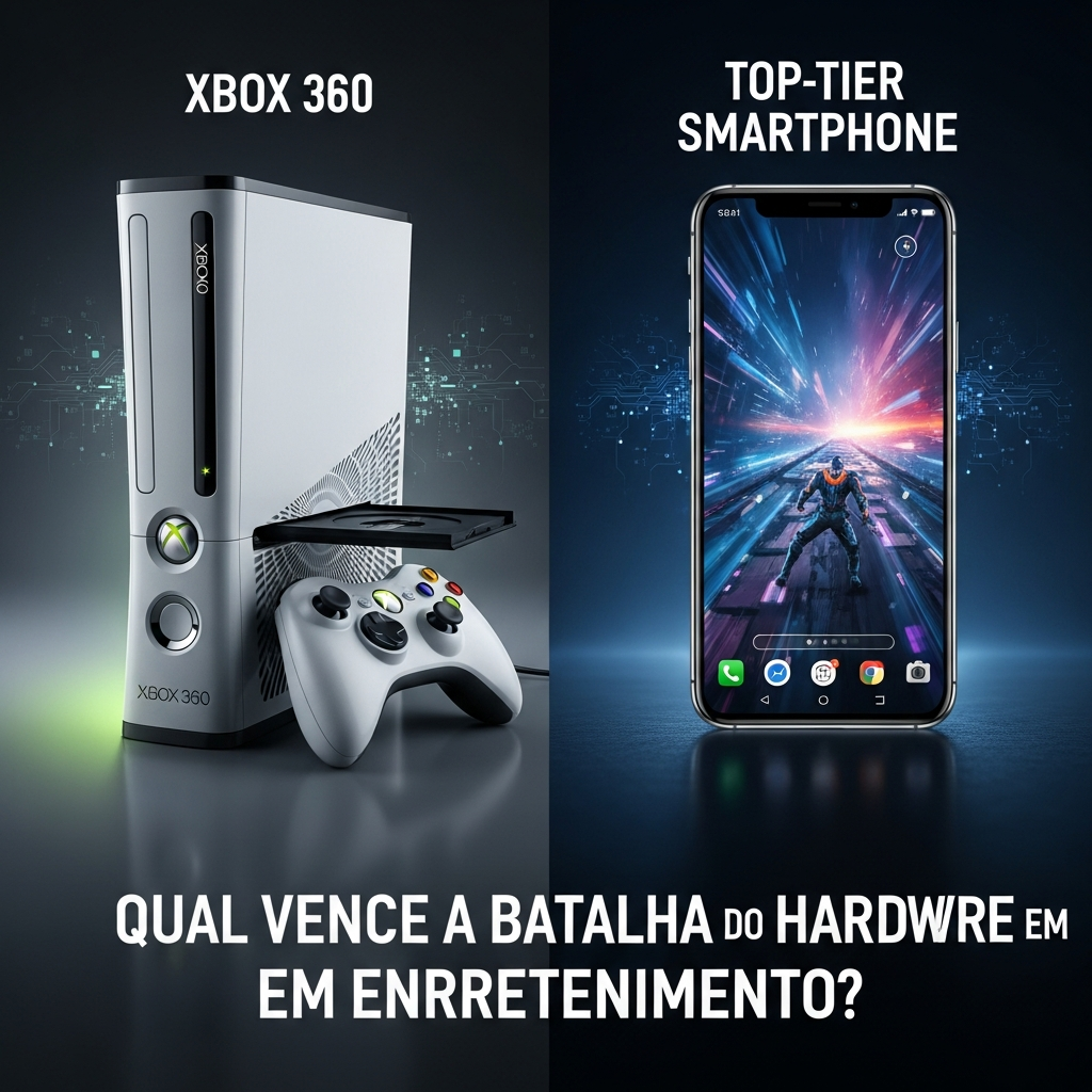 Xbox 360 vs. Smartphone Top de Linha: Análise Técnica Profunda do Hardware de Entretenimento