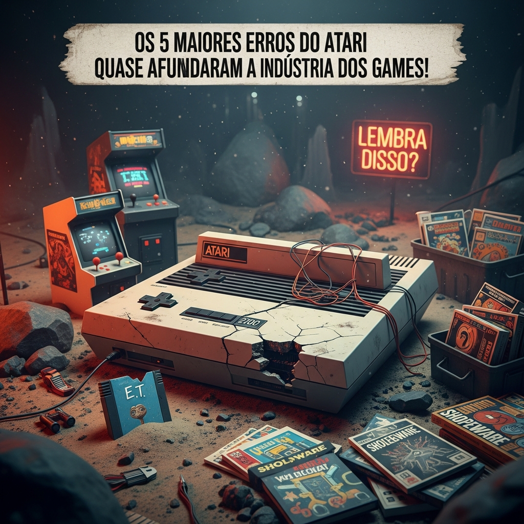 3. O Desastre de Pac-Man para Atari 2600: A Subestimação Técnica e o Excesso de Produção