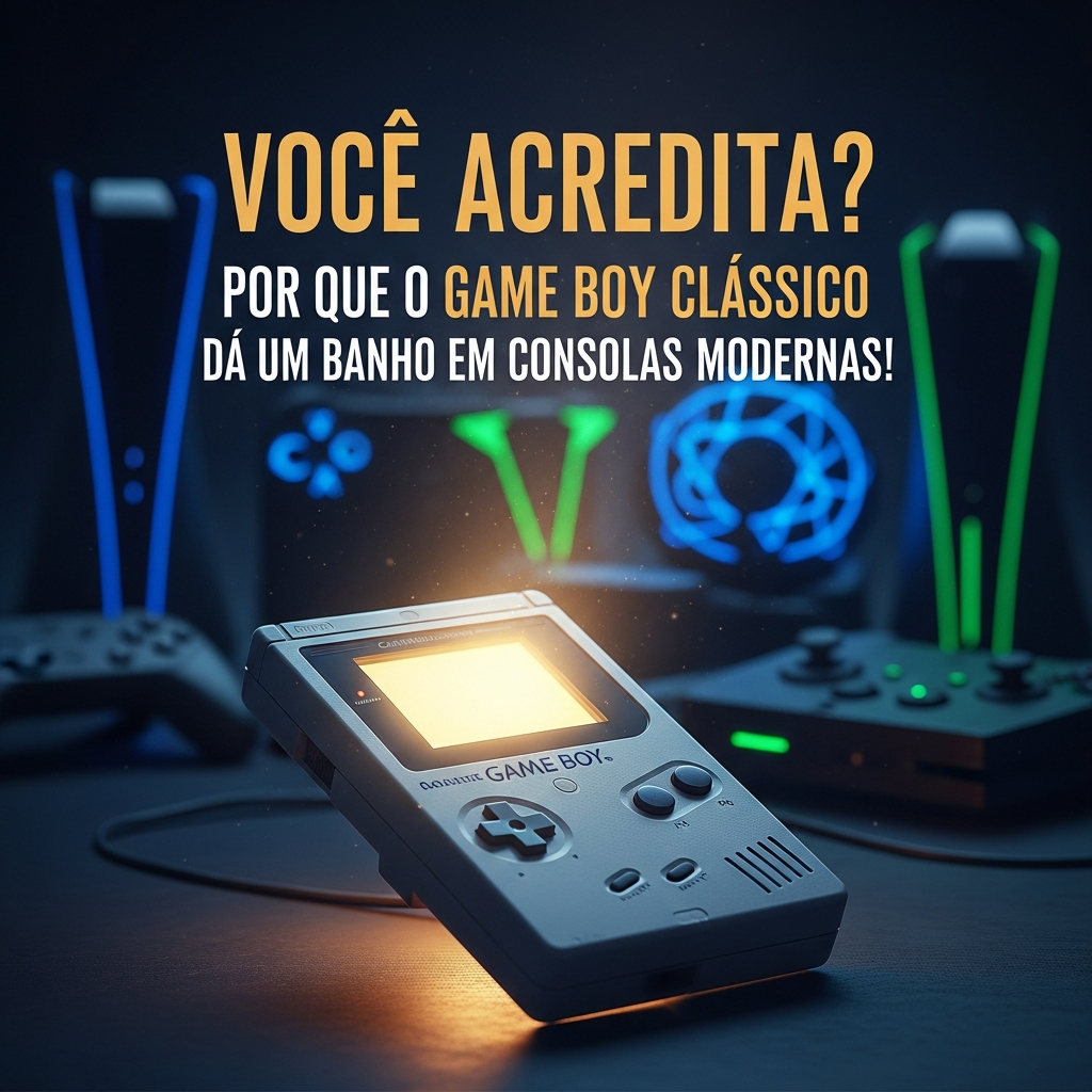 Game Boy Clássico vs. Consoles Modernos: O Legado Imbatível do Portátil da Nintendo