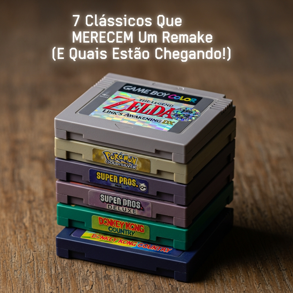Game Boy Color: 7 Clássicos que Clamam por um Remake Moderno (e o que esperar!)